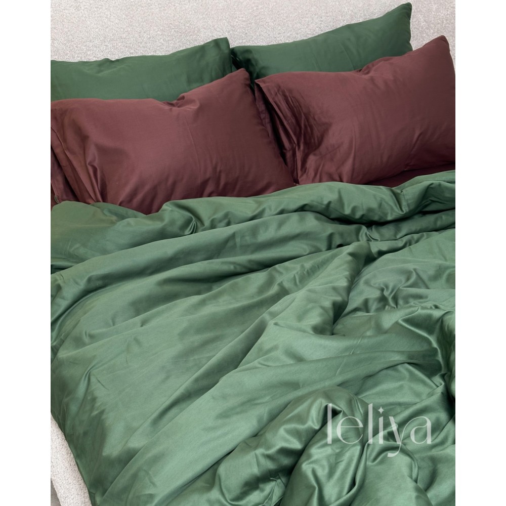 Преміальний Сатин Хвойний + Шоколадний