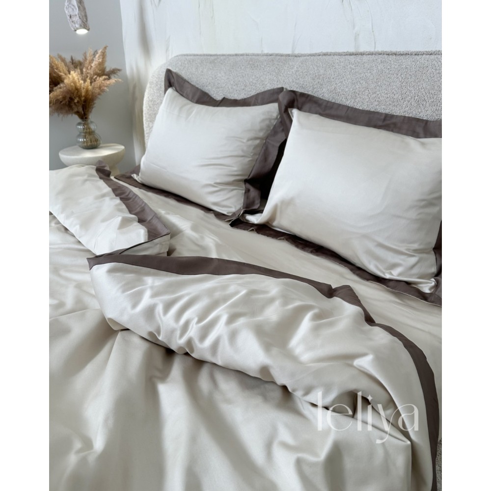 Преміальний Сатин Пшеничний + Какао