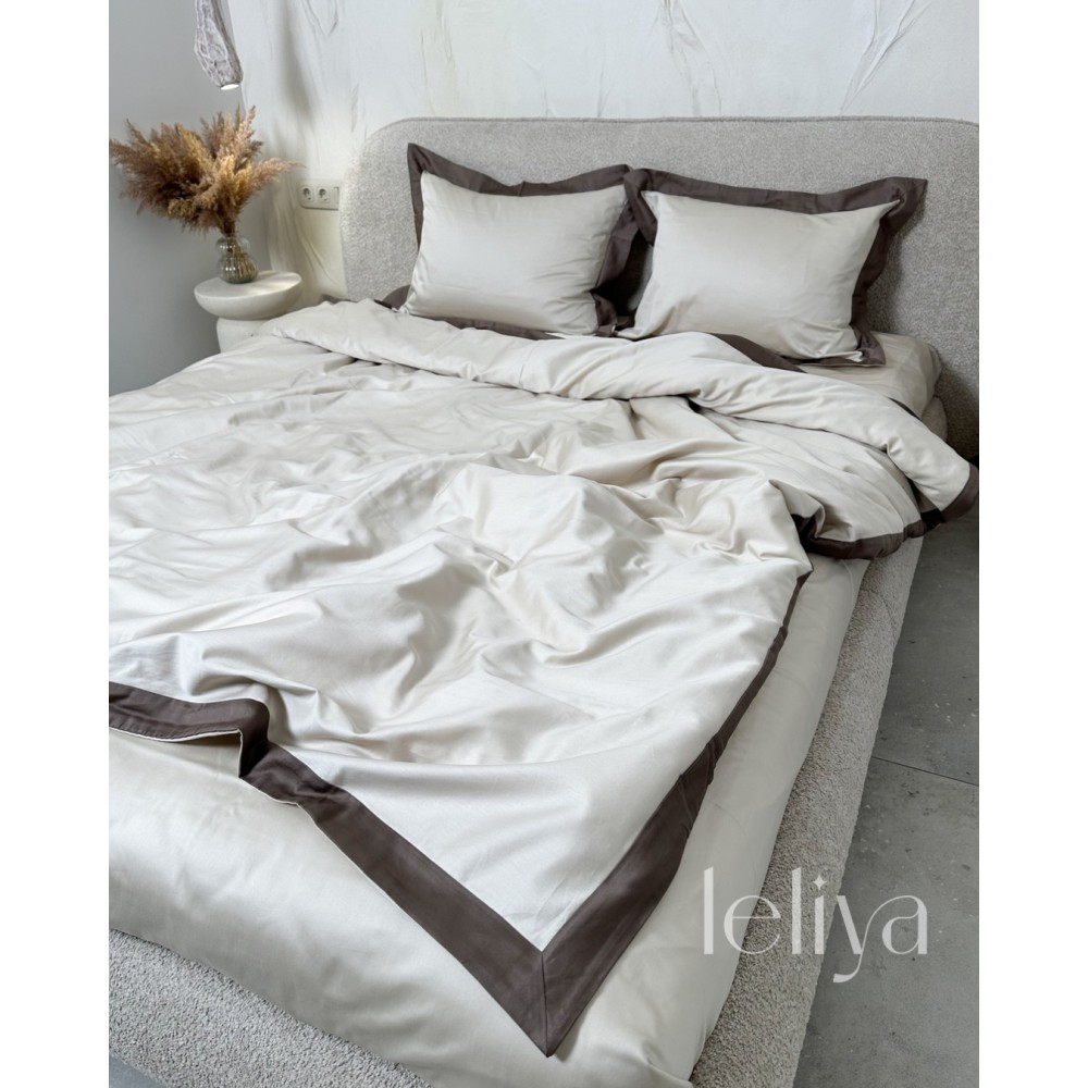 Преміальний Сатин Пшеничний + Какао