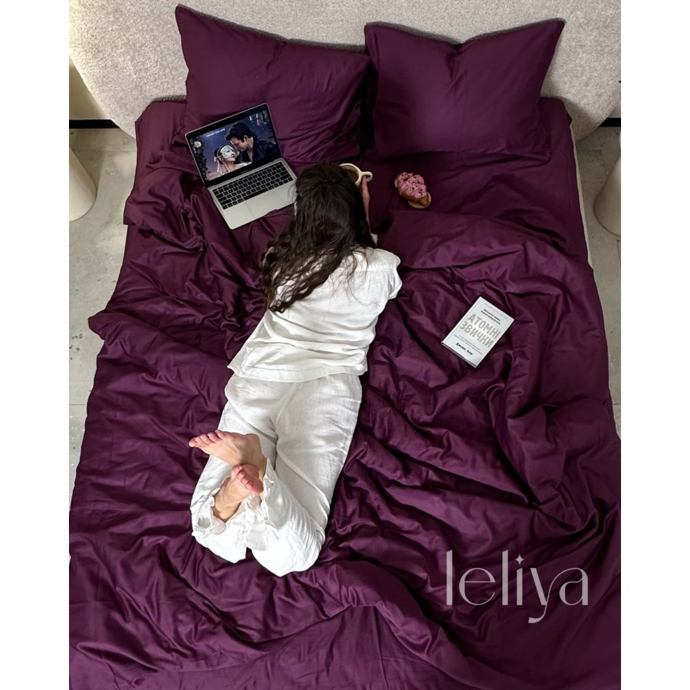 Преміальний Сатин Аметистовий