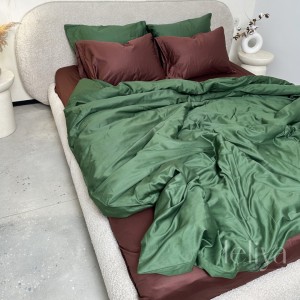 Преміальний Сатин Хвойний + Шоколадний