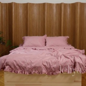 Варена Бавовна Пильно Рожева з Рюшами